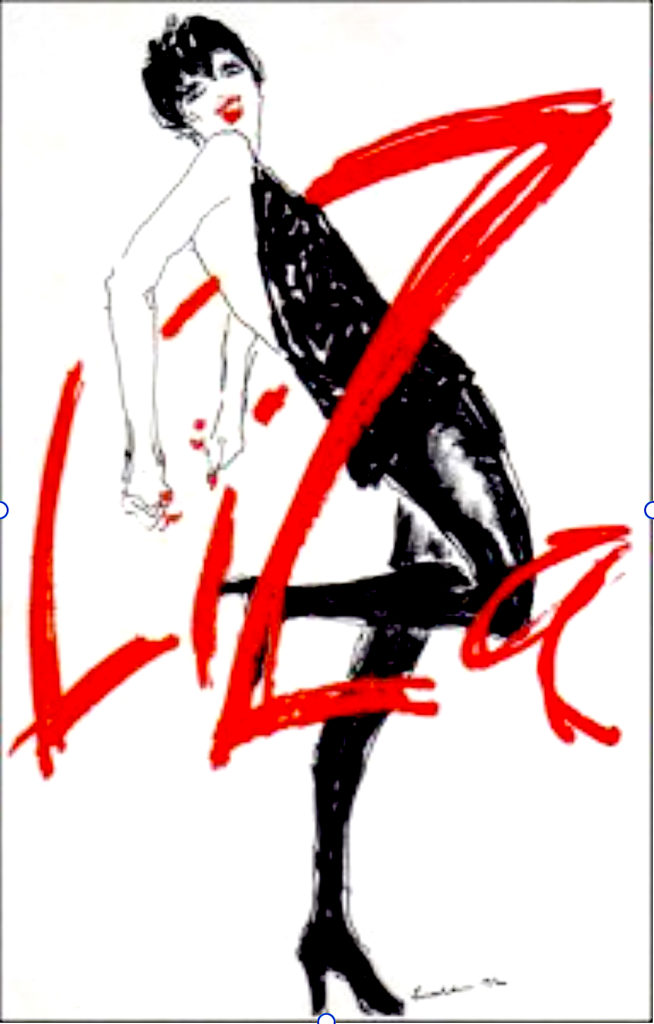 Liza Minelli Poster by Joe Eula